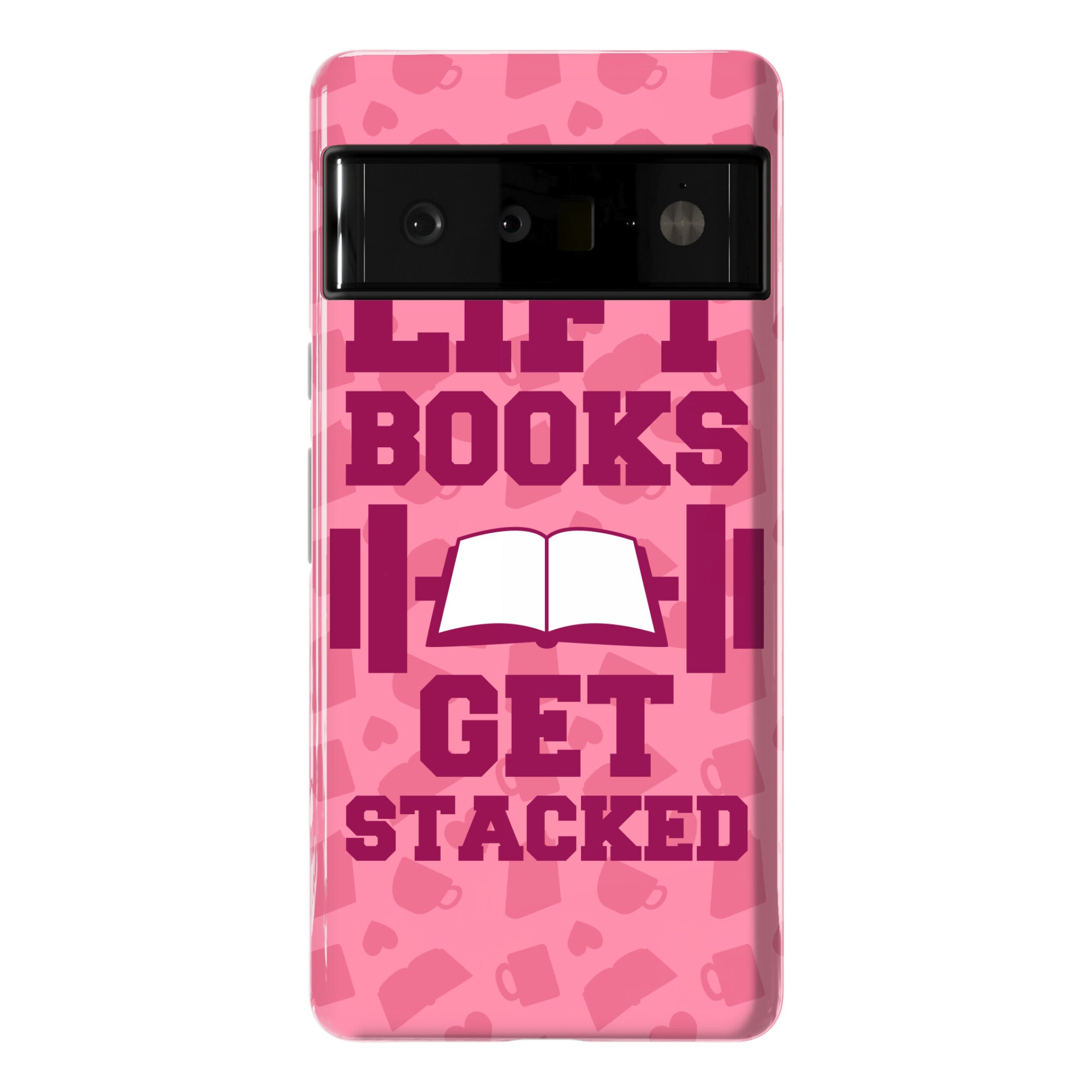 Lift Books, Get Stacked Phone Case